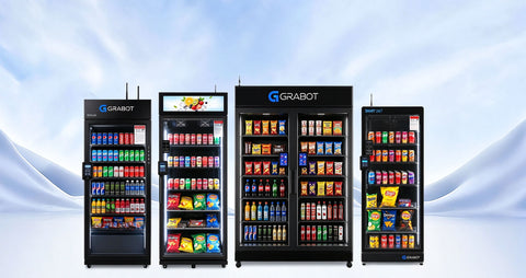 Grabot smart vending machine for choosing the right vending machine location