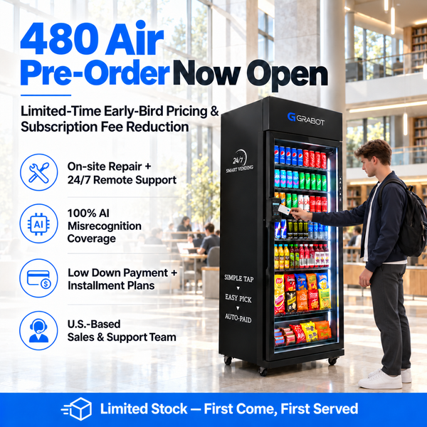 480 Air AI Smart Cooler Vending Machine