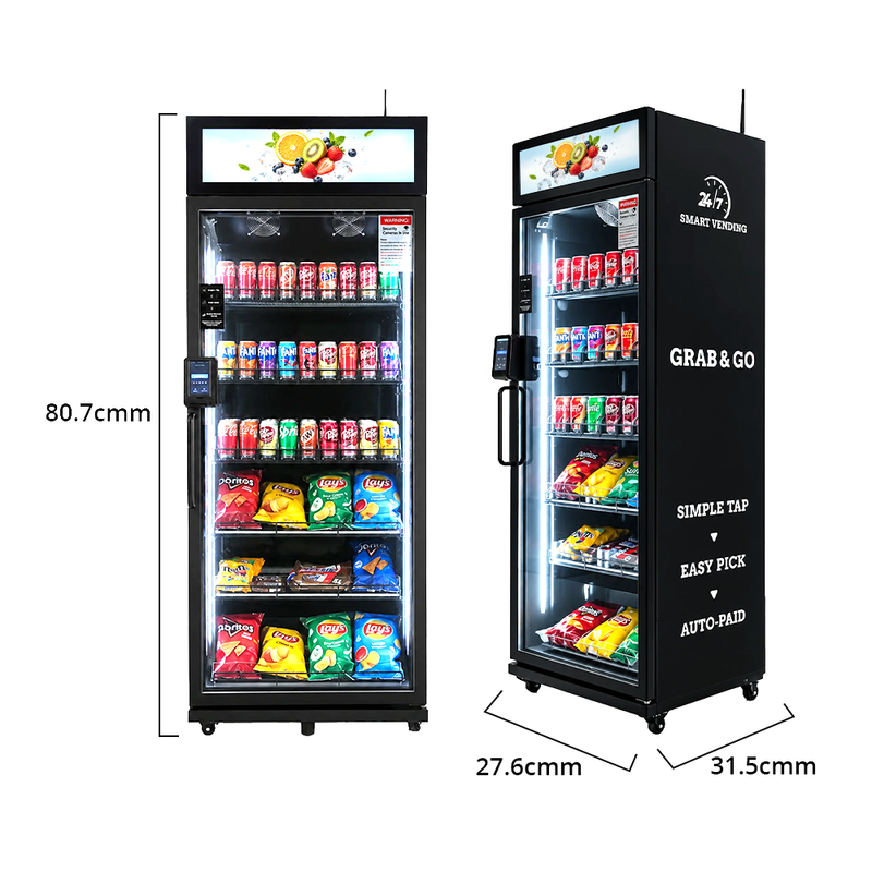 620 Elite AI Smart Cooler Vending Machine