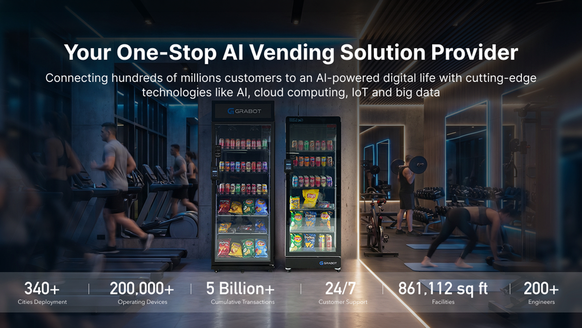 GRABOT Smart Vending in Action