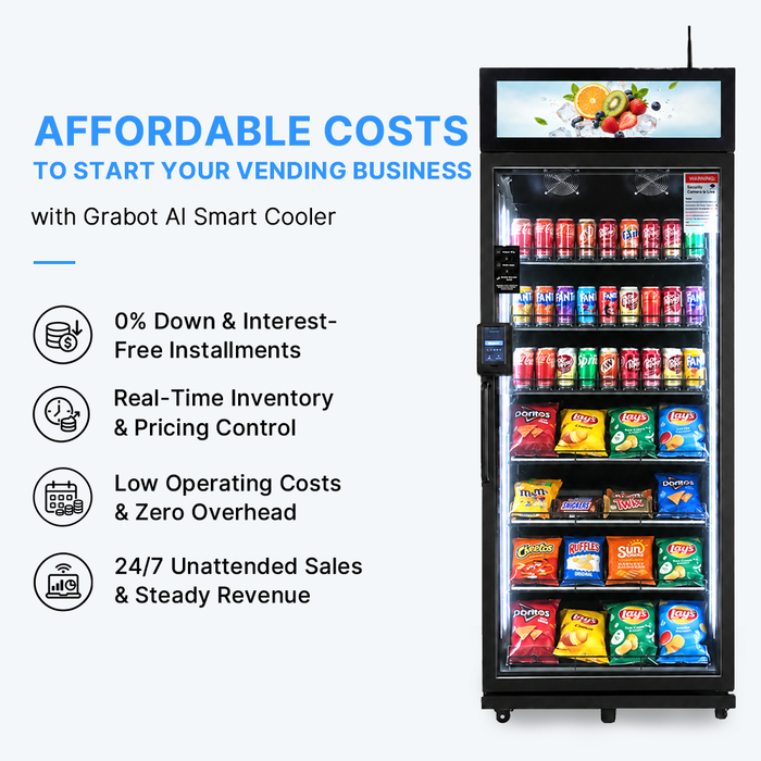 Grabot AI Smart Cooler Vending Machine