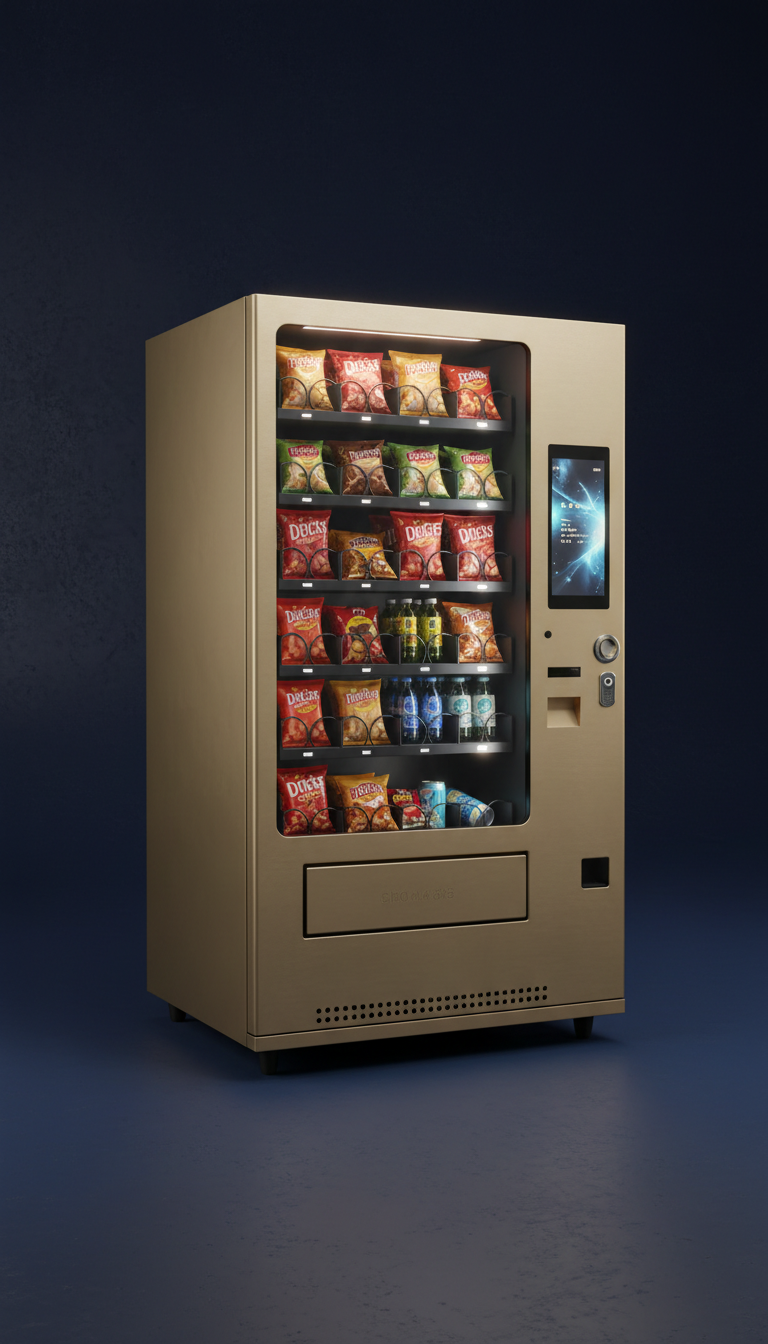 Champagne Gold vending machine