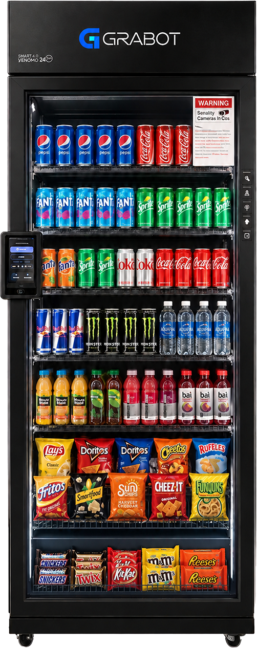 480 Air AI Smart Cooler Vending Machine Dimension Diagram