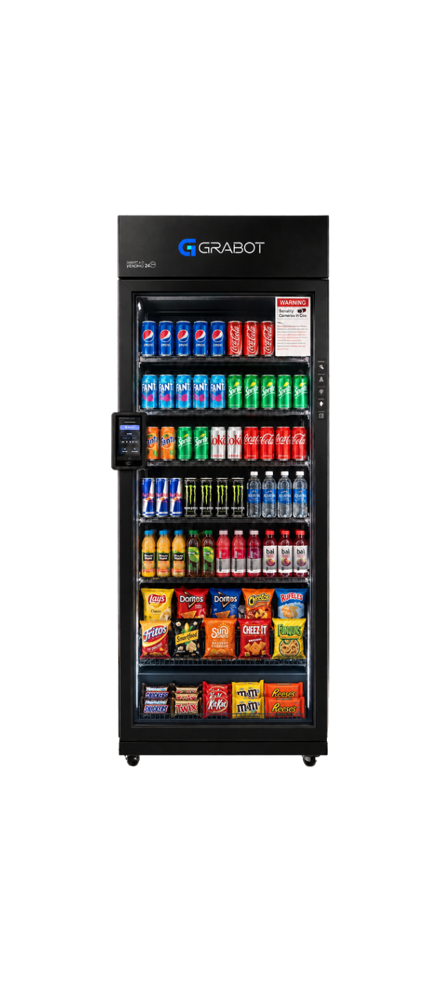 480 Air AI Smart Cooler Vending Machine Full View