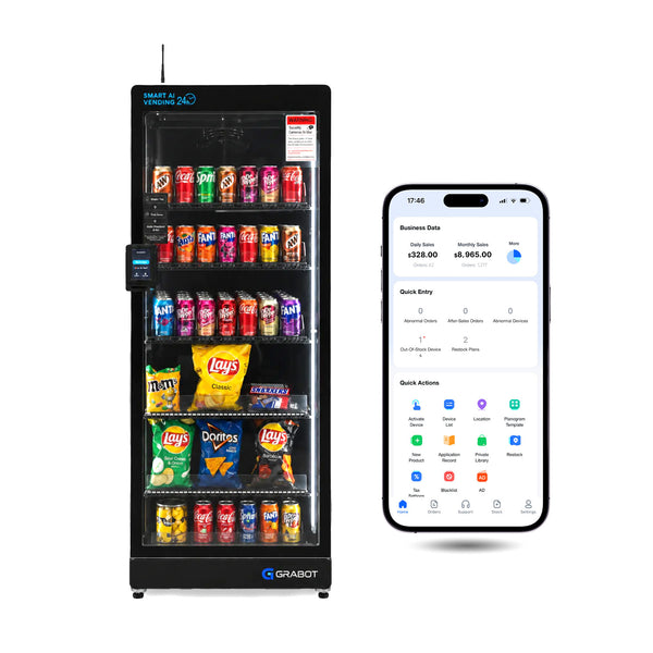 520 Prime AI Smart Cooler Vending Machine Description