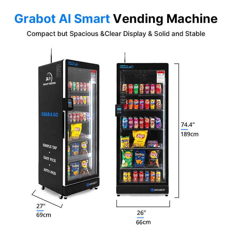 Máquina expendedora inteligente con enfriador Prime AI 520