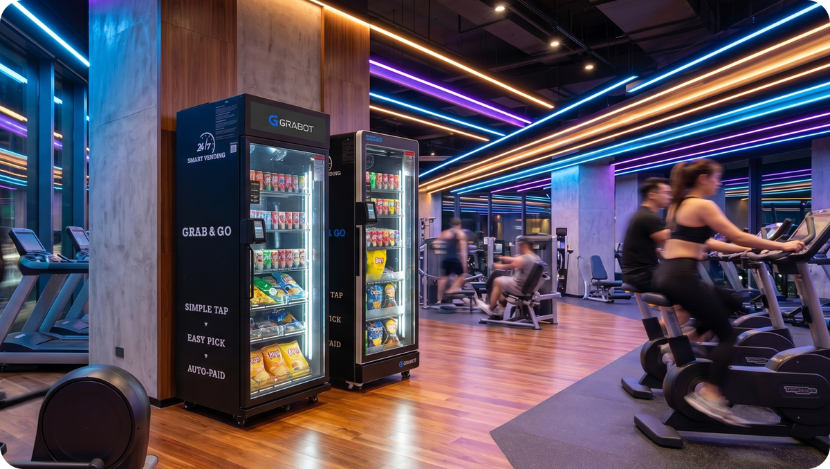 GRABOT Smart Vending in Action