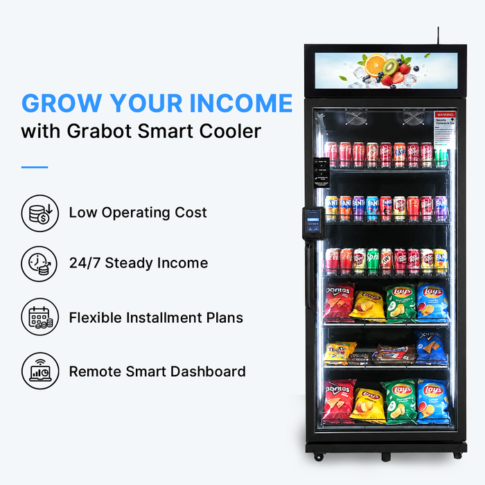 Grabot AI Smart Cooler Vending Machine