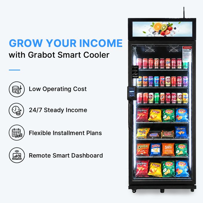 Grabot AI Smart Cooler Vending Machine