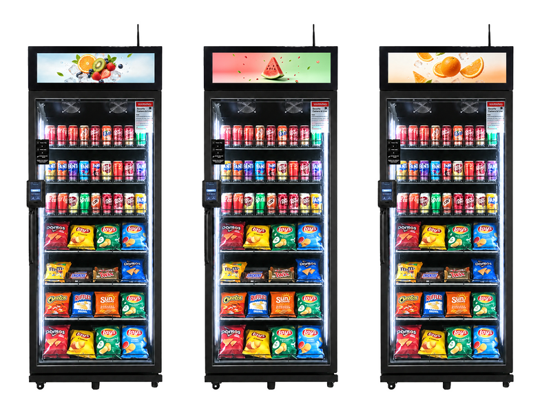 Máquina expendedora inteligente Elite AI Smart Cooler 620